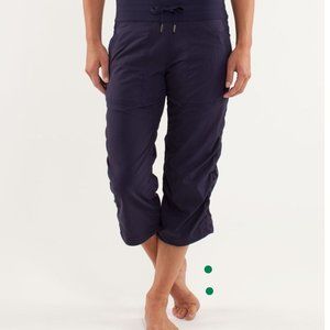 LULULEMON Dance Studio Crop pant Deep Indigo Blue Size 2 NEW